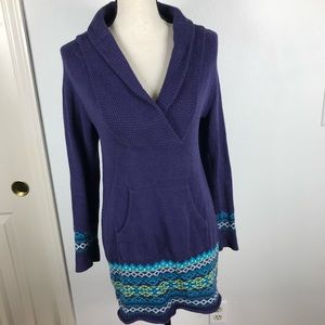 ATHLETA POCKET POUCH LONG PULLOVER SWEATER